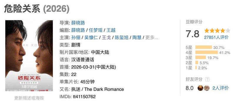  《危险关系》镜像叙事与PUA操控机制的多层解构 影视小说