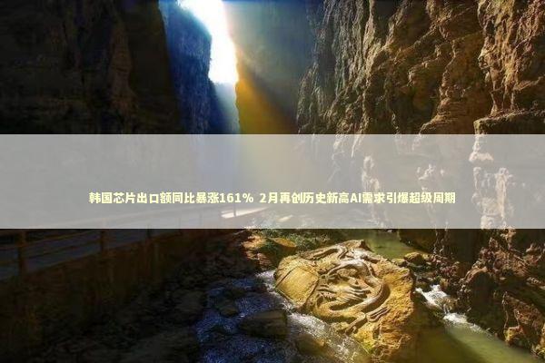韩国芯片出口额同比暴涨161% 2月再创历史新高AI需求引爆超级周期 新闻