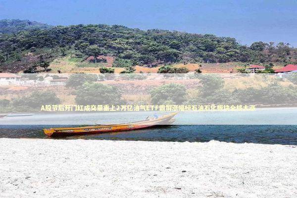 A股节后开门红成交量重上2万亿油气ETF霸屏涨幅榜石油石化板块全线大涨 新闻