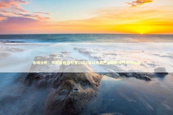 市场分析：伊朗危机恐引发2022年以来最严重的天然气市场动荡 新闻