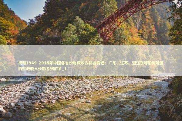 视频1949-2025年中国各省份财政收入排名变迁：广东、江苏、浙江东等沿海地区的财政收入长期名列前茅_1 新闻