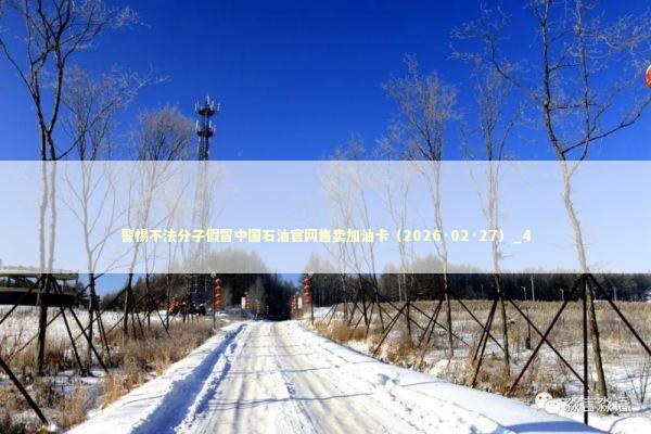 警惕不法分子假冒中国石油官网售卖加油卡（2026·02·27）_4 新闻